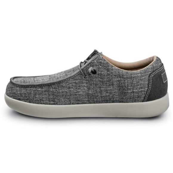 VOLCOM Men\'s Grey Chill MaxTRAX® Composite Toe Slip-On Oxford Work Shoes | NEW! main image 6